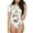 Snake5, variant on Snake Women's Short-Sleeved Onesie, One-Piece Swimsuit for Parties, dates, clubs - Medium
