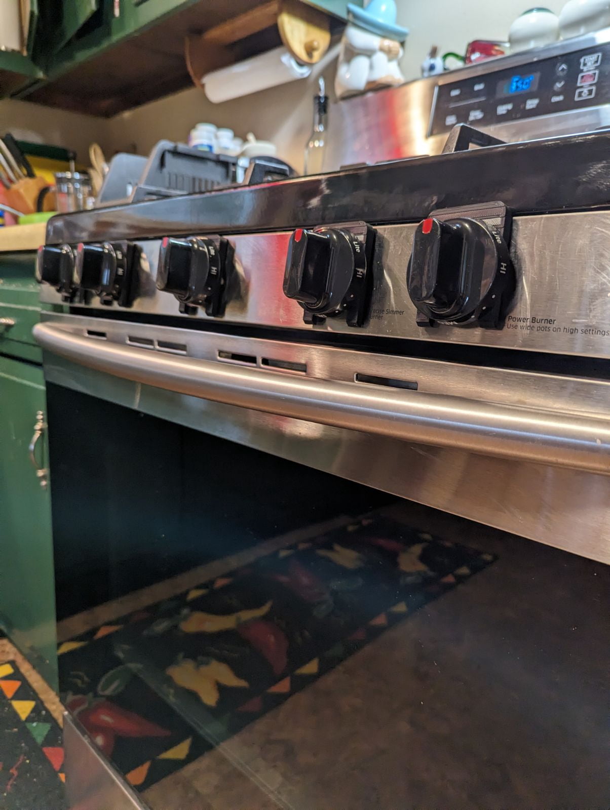 The Knob Stopper - Medium Size - Color Black - Stove Safety Guards