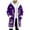 Purple, variant on Santa Coat Men Casual Christmas Cardigan Unisex Open Front Hoodies No Zip Cozy Winter Printed Edge Warm Comfortable Outerwear