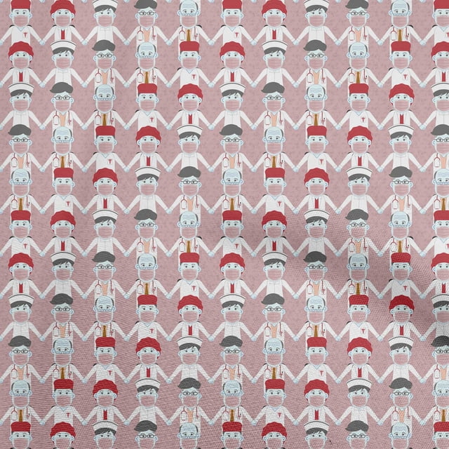 oneOone Polyester Spandex Rose Brown Fabric Medical Craft Projects Decor Fabric Printed By The Yard 56 Inch Wide