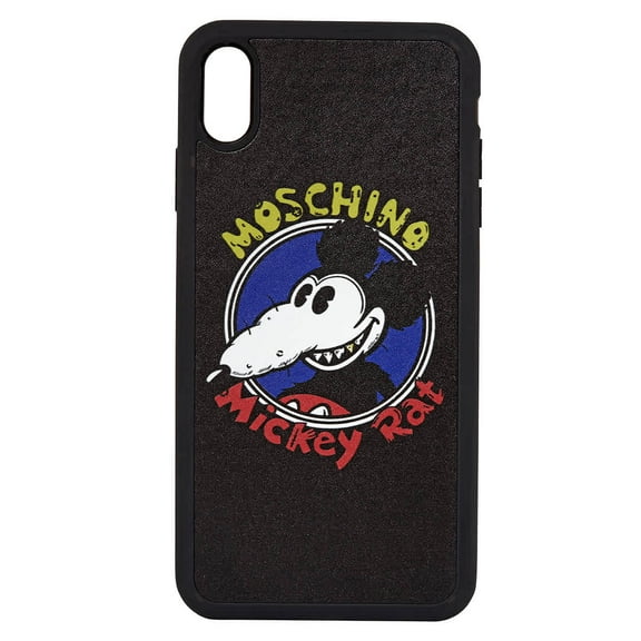 Moschino Ladies Iphone XS Max Mickey Rat Phone Case
