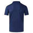 thumbnail image 3 of 2 Pack Sport Polos Shirts for Women Plus Size Short Sleeve Casual Golf Blouses Button Collar School Uniform Workout Tops, Navy, XXXXL, 3 of 5
