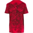 thumbnail image 2 of Sakkas Vines and Fleur De Lis Metallic V-Neck Mens T-Shirt - Red - XL, 2 of 2