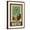 Brown Frame, variant on Art.com Seattle, Washington - Space Needle and Cat Window Art Print by Lantern Press, White Frame Wall Art, 17" x 23"