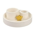 thumbnail image 1 of Quemador de incienso de cerámica, multiusos, práctico y elegante, para decoración del hogar, escritorio, comedor, dormitorio, sala de estar Estrella blanca, 1 of 9