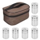 thumbnail image 1 of Tarro de condimento NikouMX Juego de 6 piezas Botella de condimento de cocina Acero inoxidable, 1 of 8