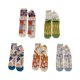 thumbnail image 1 of Calcetines invisibles largos Qarigey 5 pares en 5 colores transpirables para mujer, 1 of 6