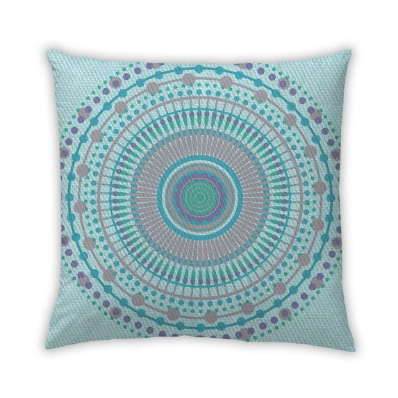 Ahgly Company Outdoor Square Contemporary Throw Pillow, 18 inch by 18 inch
