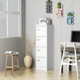 thumbnail image 4 of Fesbos 4 Drawer File Cabinet with Lock, File Cabinets for Home Office,18" Deep Vertical Metal White File Cabinet Office Storage Cabinet Organizer for Letter/Legal / A4, 4 of 7