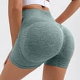 thumbnail image 2 of HAiming Women's Seamless Butt Lifting Shorts High Waisted Stretch Yoga Shorts Casual Atheletic Running Workout Shorts, 2 of 4
