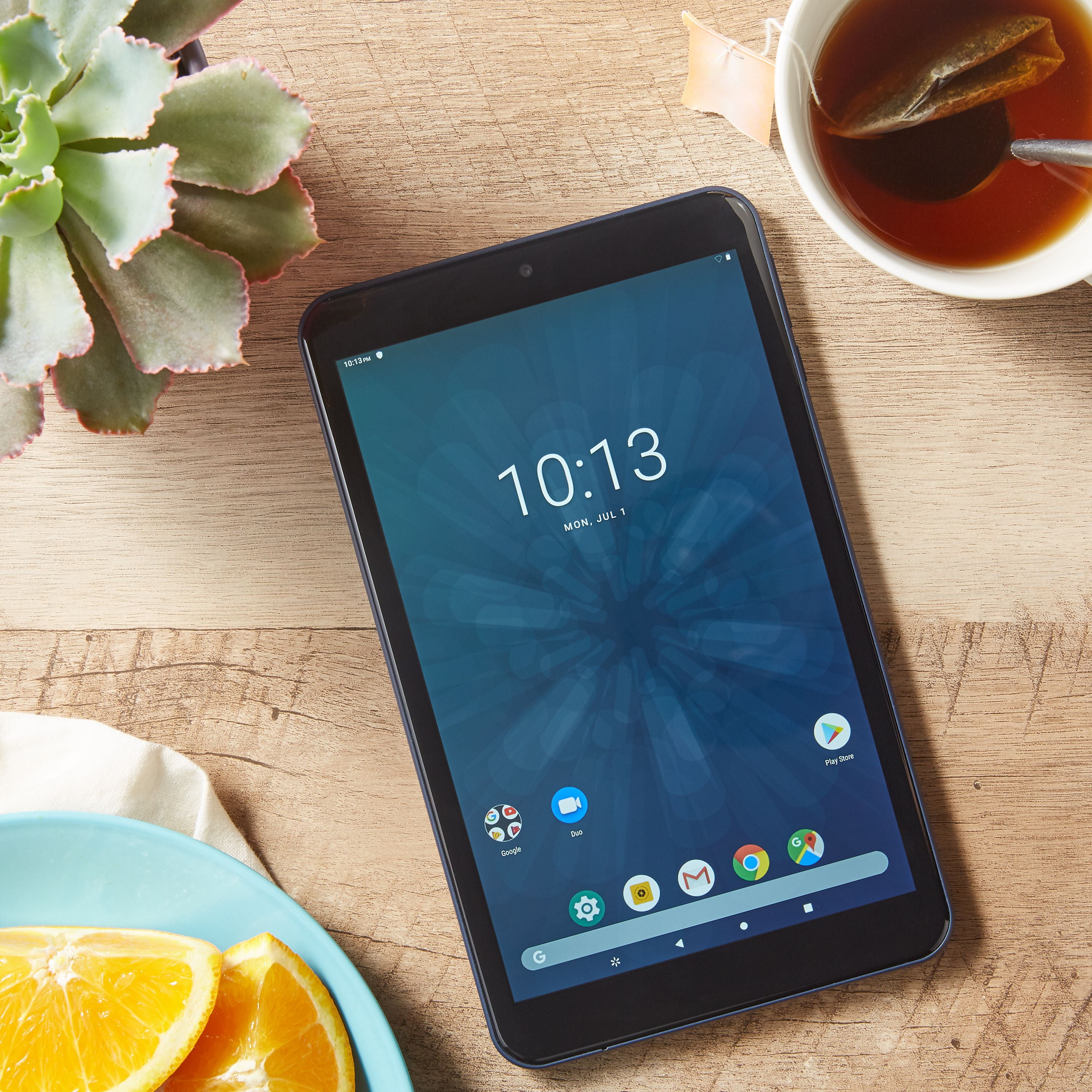 onn 8 tablet 16gb android navy blue bonus 20 off walmart ebooks included