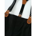 thumbnail image 5 of CARETOO Boy Clothes Toddler Formal Short Shirt Tie Suspender Shorts Wedding Outfits Cotton Fabric, 5 of 14