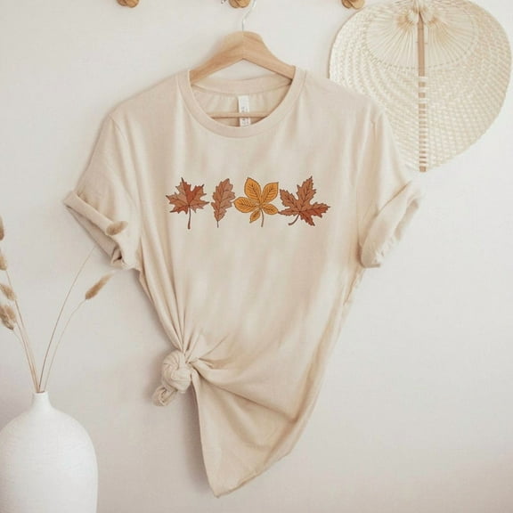 Fall Leaves shirt, Fall tshirt for Women, Women's Fall Shirt, Thanksgiving tee, Autumn Shirt, Fall Sweater, Fall shirt, Thanksgiving shirt