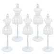 thumbnail image 3 of 12Pcs Mini Doll Clothes Mannequin Hollow Art Mannequin Mini Clothes Model Rack, 3 of 8