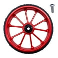 thumbnail image 3 of - Bicicleta plegable con rodamiento sellado para bicicleta, estante de carga trasera, color rojo Cola Rueda fácil de bicicleta plegable, 3 of 7