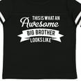 thumbnail image 4 of Inktastic This is What an Awesome Big Brother Looks Like in White Boys Toddler T-Shirt, 4 of 5