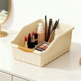 thumbnail image 4 of Plastic Storage Box Large Yellow Storage Box with Pulley Multifunctional Cabinet Organizer Basket for Bathroom and Home(1Pcs) Rkxzt, 4 of 8