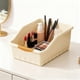 thumbnail image 4 of Caja de almacenamiento multifuncional con ruedas y poleas | Cesta de plástico de gran capacidad para baño, cocina y hogar | 28 x 21,5 x 13,3 cm | 1 unidad, 4 of 6