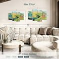thumbnail image 4 of Elephant Stock Headlands Wall Art - Horizontal Multi Panel Canvas - Living Room Wall Decor - Abstract Multi Panel - Gray And Brown Decor By Jan Weiss - 36" x 22", 4 of 8