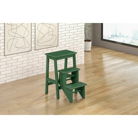Boraam Niko Folding 24.5  Step Stool - Equestrian Green