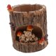thumbnail image 1 of Maceta pequeña con forma de tocón de , soporte para bolígrafos, figura decorativa de resina, maceta para oficina, patio, sala de estar, jardín, Oso, 1 of 8