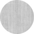 thumbnail image 1 of Ahgly Company Indoor Round Solid Gray Modern Area Rugs, 8' Round, 1 of 4