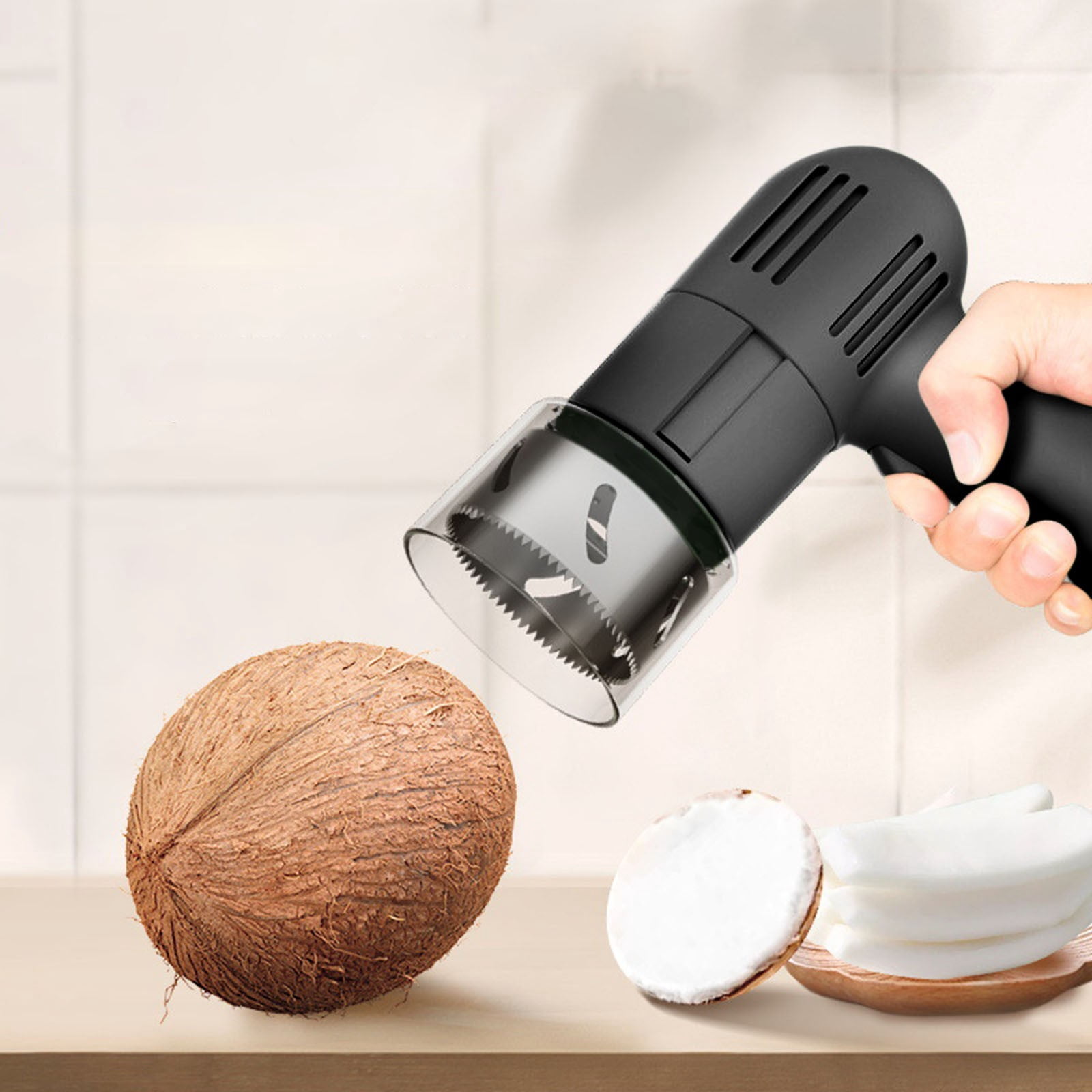 Coconut Opener,Coconut Bottle Opener,Water Opener Tool,Comfortable & Easy to Open,Stainless Steel Coconuts Remover,Ergonomic Design,Compact & Portable,Perfect for Outdoor Activities,Home Decor