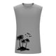 thumbnail image 3 of Camiseta sin mangas de cuello redondo para hombre, jersey deportivo de alta elasticidad, cuello redondo, sin mangas, ropa deportiva para hombre musculoso, camiseta sin mangas de algodón para hombre, 3 of 5