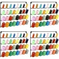 thumbnail image 4 of 4 Pack 32-Spool Sewing Thread Rack Wall Mount Thread Holder Organizer Embroidery, 4 of 7