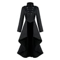 thumbnail image 1 of Traje de esmoquin de chaqueta retro Steampunk Gothik para mujer, esmoquin negro vintage para mujer XXL Zulema Chaqueta vintage frac, 1 of 8