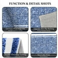 thumbnail image 5 of TECHVIDA Bathroom Rugs,Non-Slip Ultra Soft Bath Mat,Soft Absorbent Bathroom Rug ,Machine Washable,(18"x26",Blue), 5 of 9