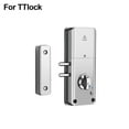 thumbnail image 1 of Door Lock for TTlock Smart Invisible Wood Door Lock with APP/Card Unlock, 1 of 5