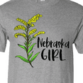 thumbnail image 4 of Inktastic Nebraska Girl Goldenrod Flower T-Shirt, 4 of 5