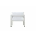 thumbnail image 4 of Pangea Home Karen Modern Aluminum Outdoor Chair in Powder Coated White, 4 of 6