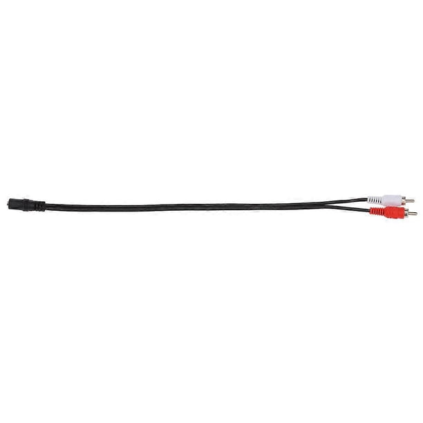 0.25 Meter o Cable 3.5mm Female to 2 Male Stereo Adapter Y Cable for HDTV Headphone Amplifier