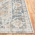 thumbnail image 5 of SAFAVIEH Baltimore Tamara Medallion Polyester Machine Washable Area Rug, Light Gray/Blue, 5'3" x 7'6", 5 of 12