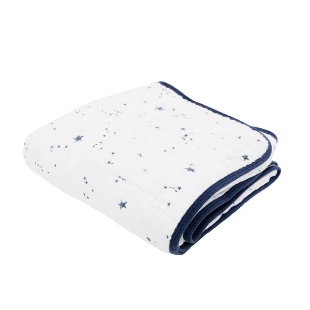 Cobija Original Premium de Algodón para Niños Unicornio y Estrellas Fugaces