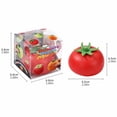 thumbnail image 3 of Tomato Pinch Squishy Toy, Red Tomato Stress Ball with Green Stem, Crunchy Sound Fidget Toy, Stress Relief Sensory Toy for Kids Adults, Kitchen Desk Decor Gift, 3 of 9