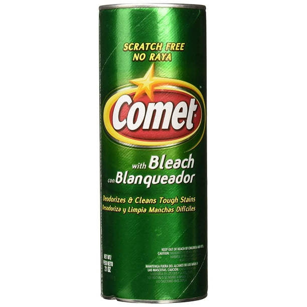 Comet Cleaner with Bleach Powder 21Ounces ScratchFree (2Units