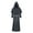 Gray, variant on Rohuuque Men's and Women's Cloak with Hood Medieval Style Cape with Half Shoulder Cape Shawl Long Sleeve Belted Cloak White B