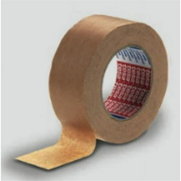 Tesa TSA-4309-34 0.75 in. x 55 Yard Masking Tape - Medium Temp - Brown
