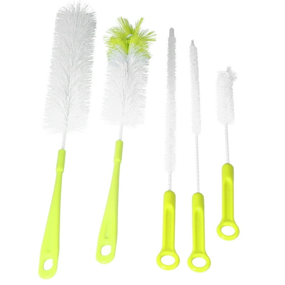 Cepillo Para Bibertones, 5 Piezas Herramienta De Limpieza De Largo Cepillo Para Bibertones De Agua Cepillos Para Biberonas Para Limpilla Cepillo Para Biberrones De Leche Para