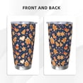 thumbnail image 3 of KLL Gingerbread Delights Print 40oz Stainless Steel Insulated Car Cup with Spillproof Lid - Keep Your Drink Hot or Cold on the Go-Straw Two-piece Set, 3 of 8
