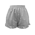 thumbnail image 3 of BOOMNY Womens Pajamas Shorts Elastic Wasit Baggy Pjs Shorts For Women Plaid Lightweight Loose Fit Homewear Loungewear Bottoms, 3 of 4