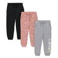 thumbnail image 1 of BTween Kids Girl's Fashion Stretch Waist Ultra Soft Jogger Pants Set - 3 Pack Bundle, 1 of 3