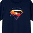 thumbnail image 2 of Superman 2025 Silhouette Logo Adult Navy Crew Neck Short Sleeve T-shirt-3XL, 2 of 7