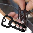 thumbnail image 3 of Multitool Key Multiple Purpose Rustproof One-piece Design EDC Outdoor Camping Tool with Nail Puller Wrench for Mountaineering, 3 of 7