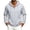 Light Gray_004, variant on Zip Up Hoodies for Men Fashion Fleece Long Sleeve Hooded Sweat Shirts Winter Casual Thermal Classic Fit Drawstring Hoodies Pink 2XL