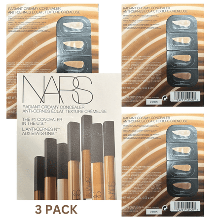 NARS Radiant Creamy Concealer, 4 Shades each sample, 3 Pack New