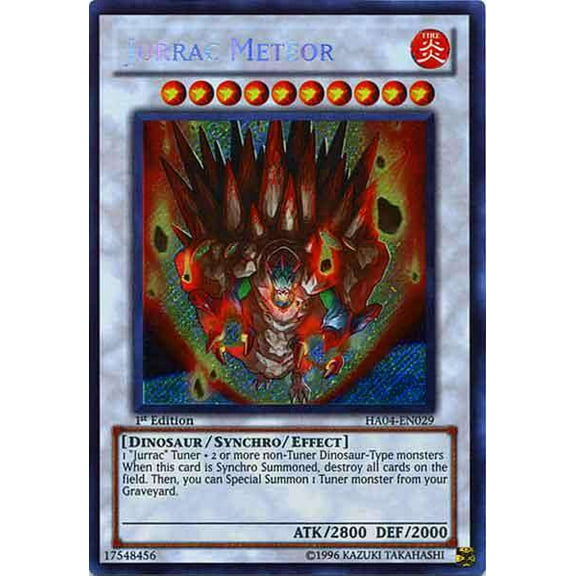 YuGiOh Hidden Arsenal 4: Trishula's Triumph Secret Rare Jurrac Meteor HA04-EN029